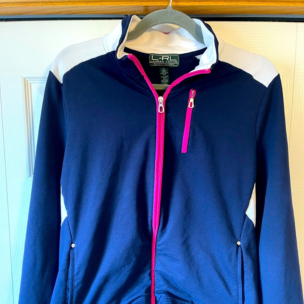 Lauren Ralph Lauren Women’s Full Zip Jacket Activewear XL